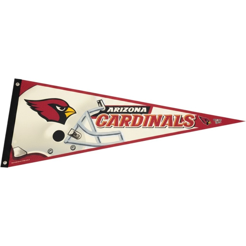 WinCraft Arizona Cardinals NFL‎ Football Felt Pennant 12x30 Helmet Logo Banner